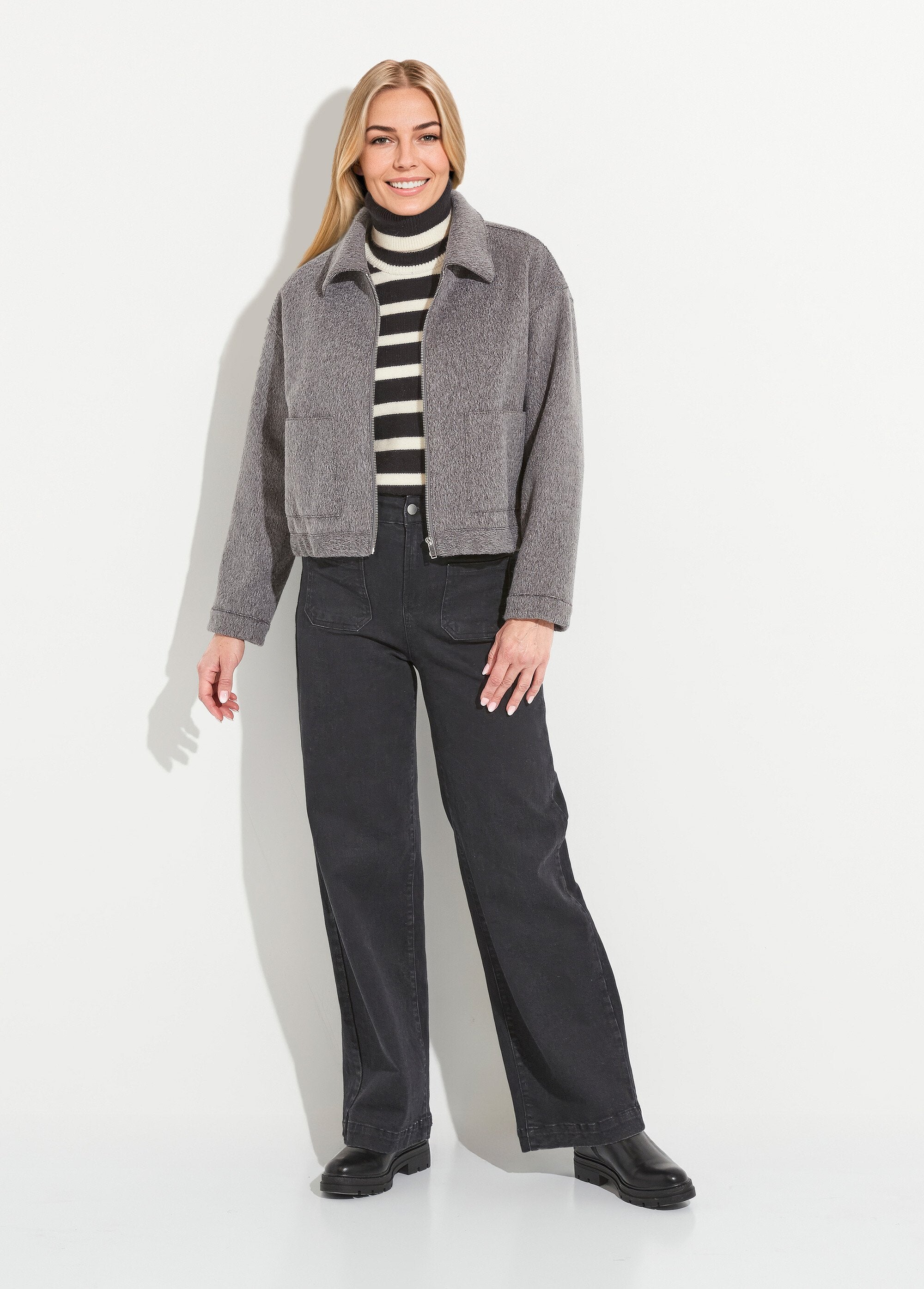 Chaqueta_con_cremallera_de_tejido_de_rizo_liso_Gris_SF1_slim