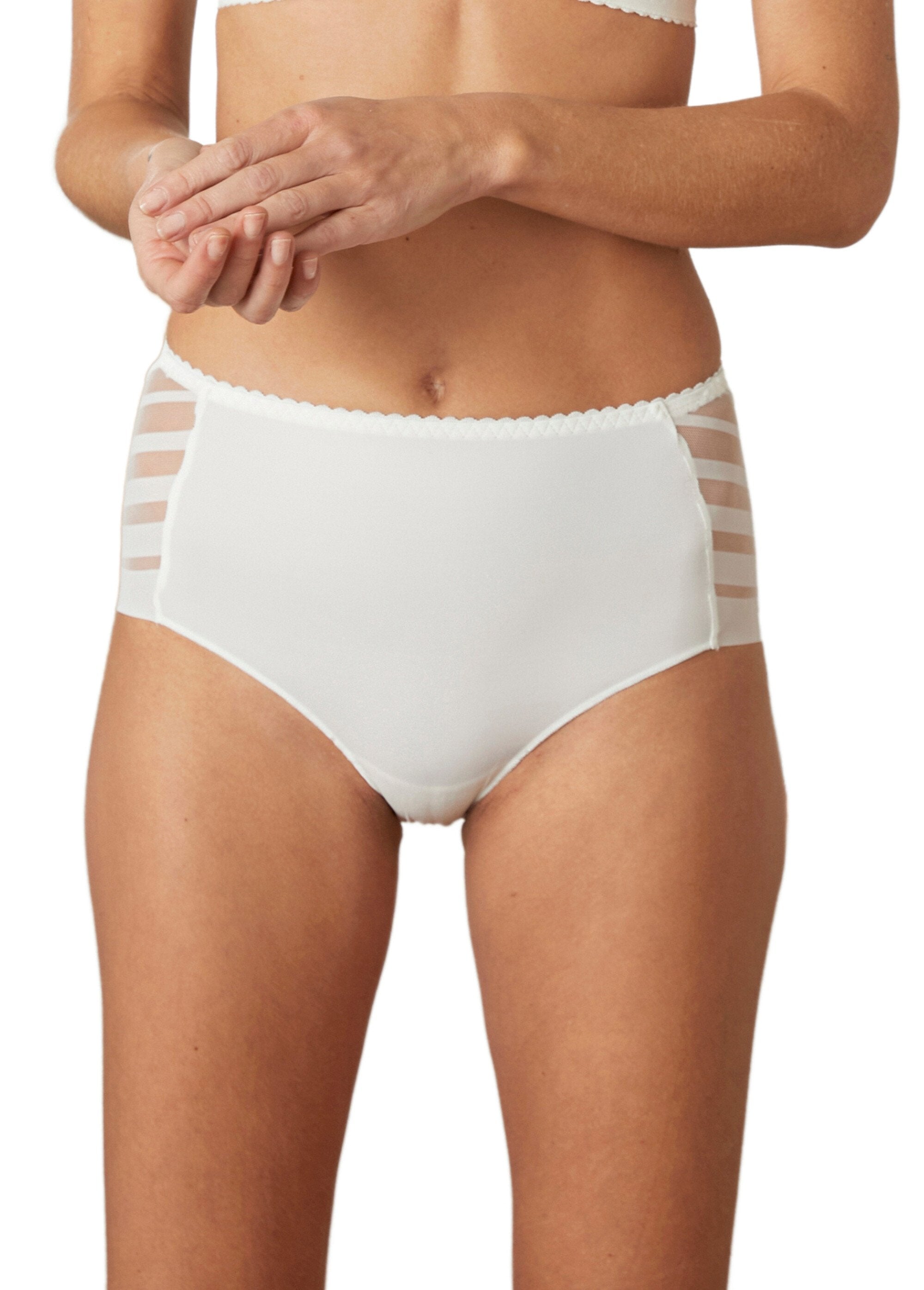 Braguita_elástica_de_talle_alto_de_tul_efecto_rayas_Marfil_FA1_slim