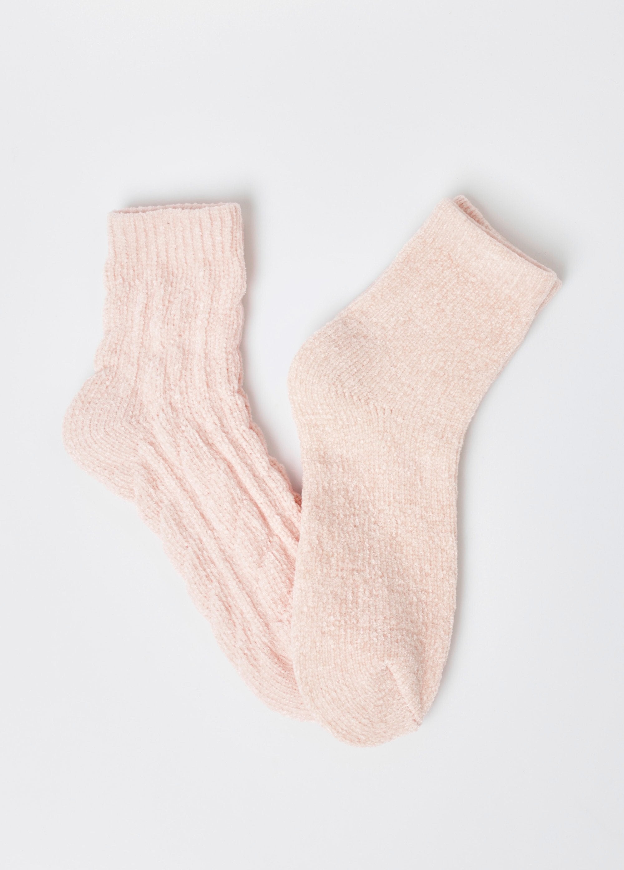 Paquete_de_2_calcetines_de_chenilla_suave_Rosa_FA1_slim
