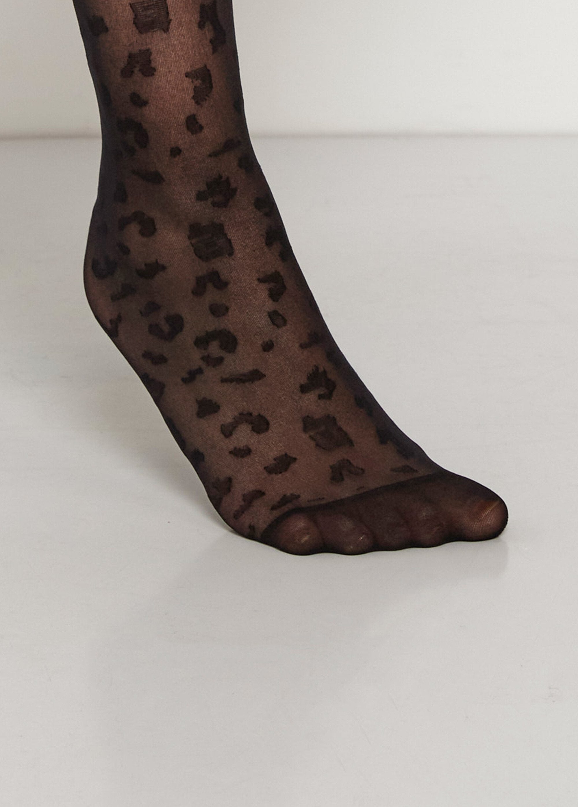 Paquete_de_2_elegantes_medias_hasta_la_rodilla,_20_deniers_Negro_y_leopardo_DE1_slim