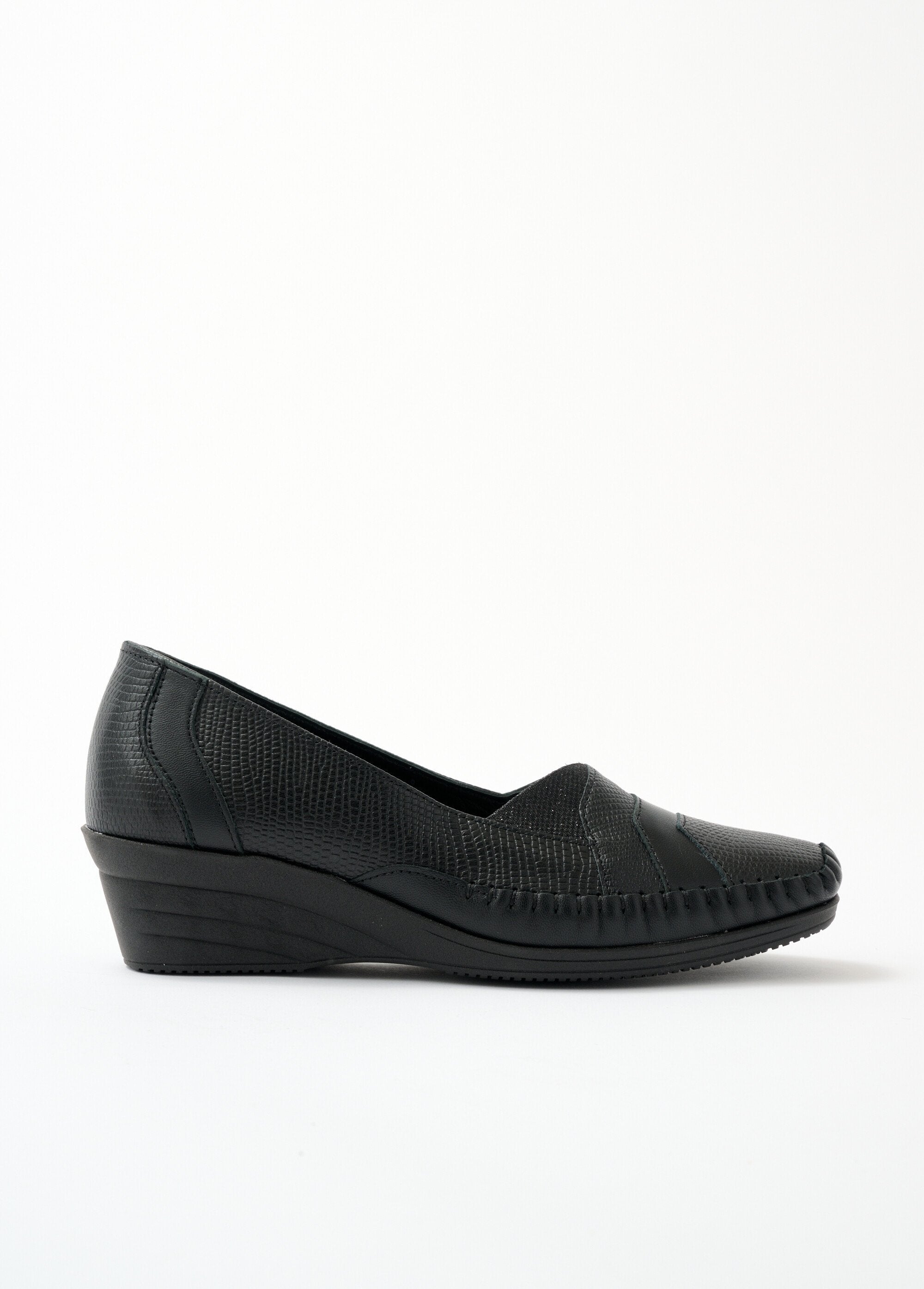 Mocassins_cuir_largeur_confort_bi-matière_Noir_DR1_slim