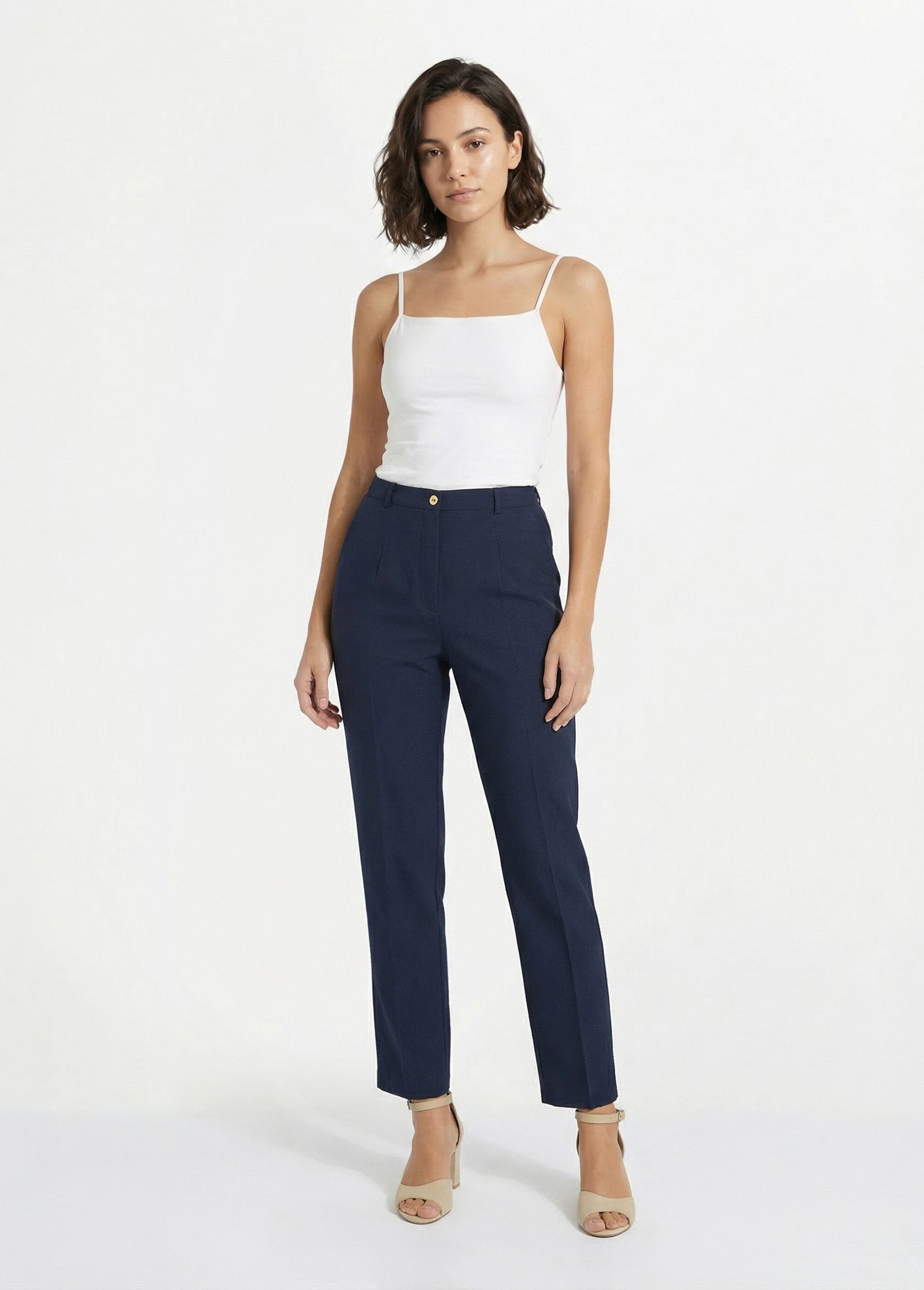 Pantalón_recto_liso_con_cintura_semielástica_Marina_SF1_slim