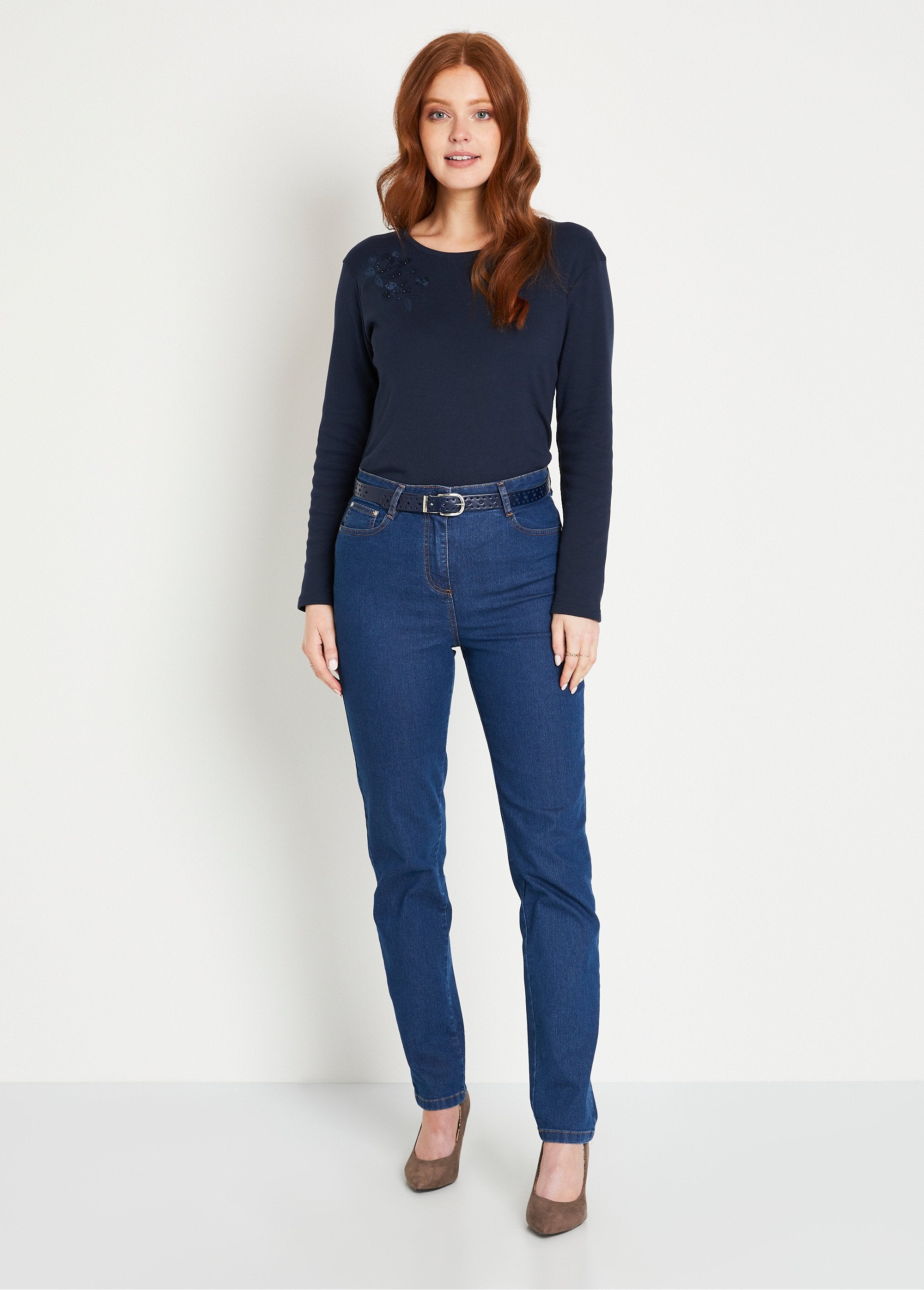 Camiseta_corta_polar_bordada_con_cuello_redondo_Marina_SF1_slim