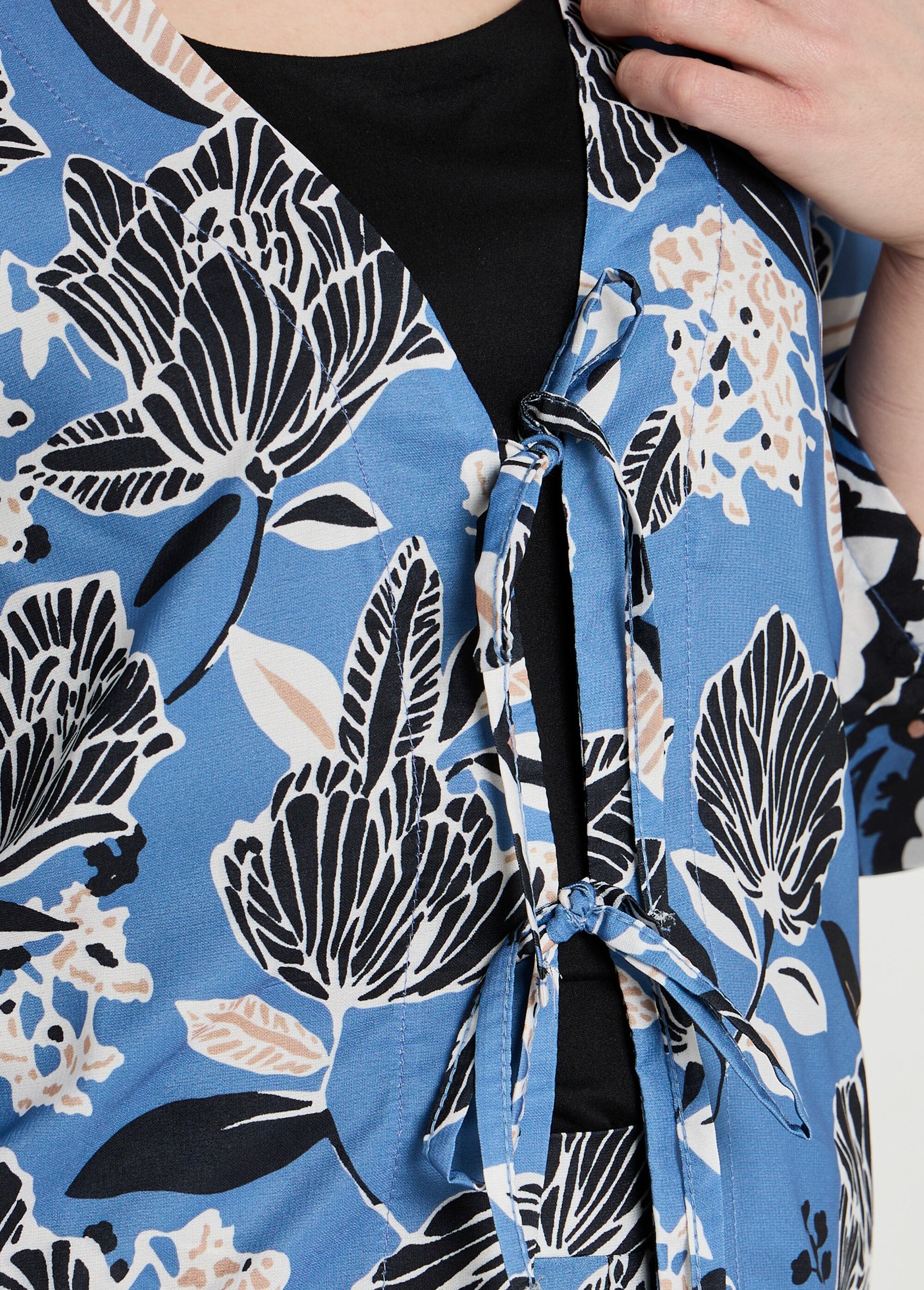 Tunique_satinée,_motif_fleurs_d'Orient_Bleu_imprime_DE1_slim