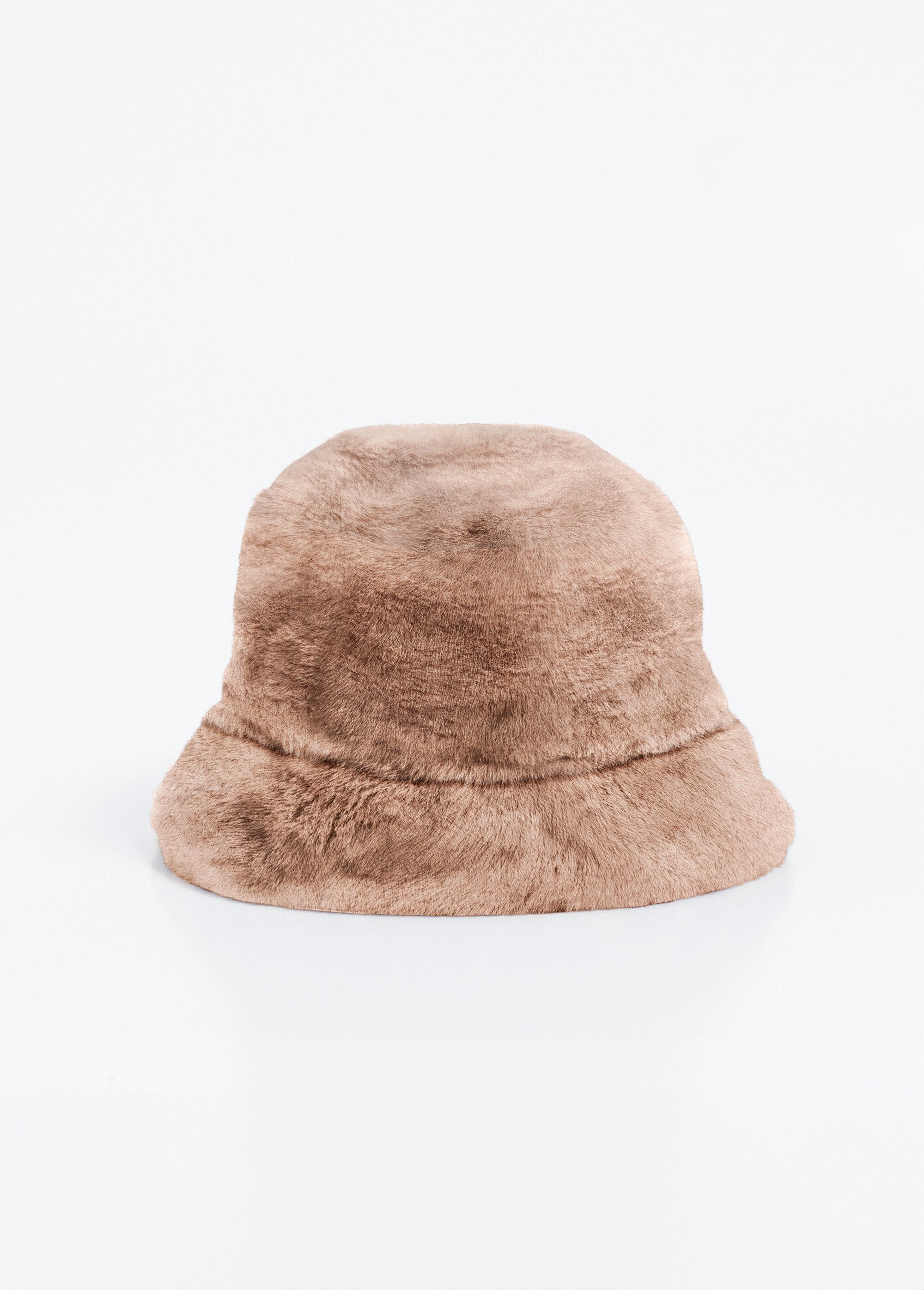 Sombrero_de_pescador_de_piel_sintética_Marrón_liso_FA1_slim
