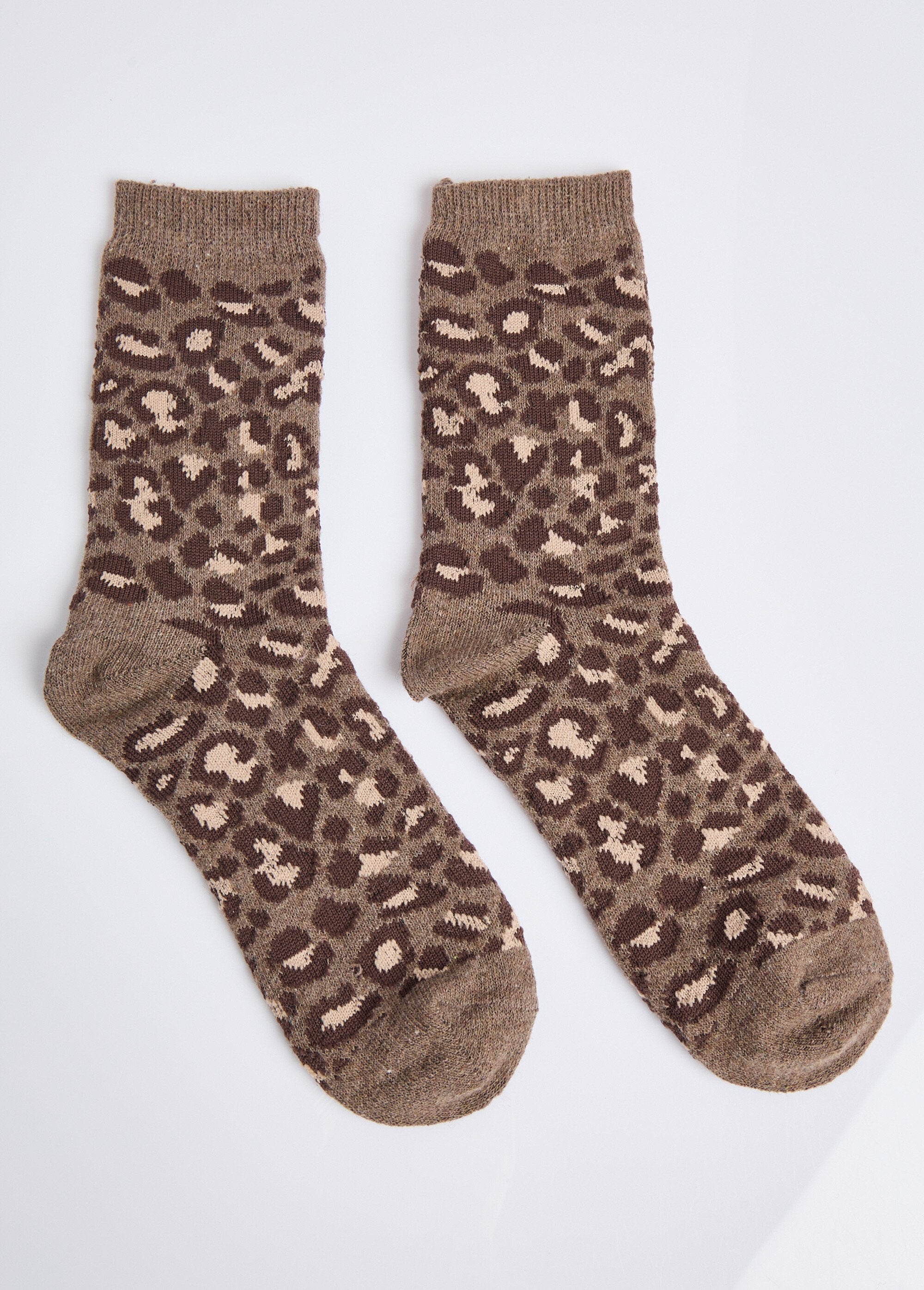 Chaussettes_motif_léopard_avec_laine_Leopard_et_marron_FA1_slim
