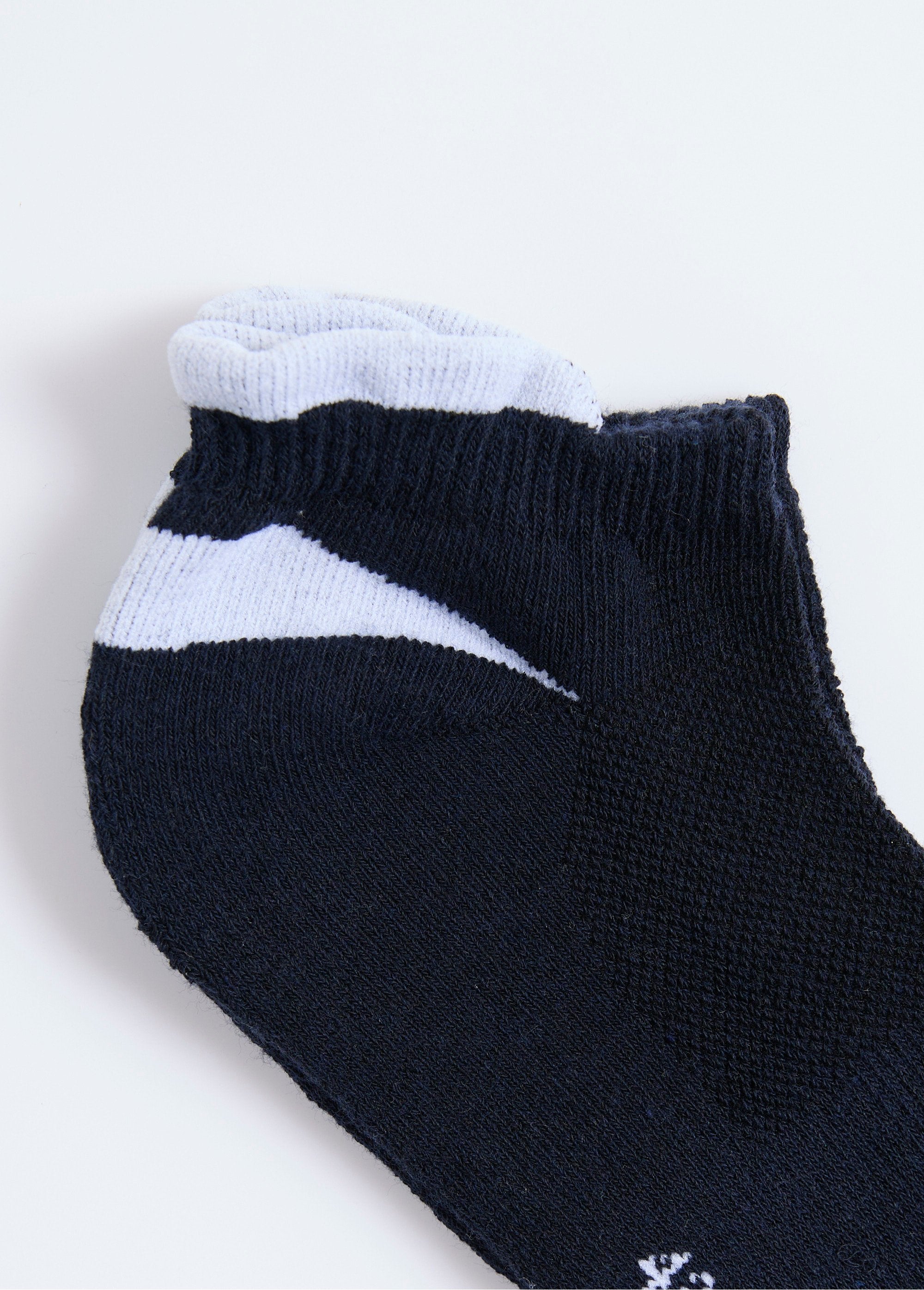 Pack_de_2_calcetines_técnicos_Gris_y_azul_marino_DE2_slim