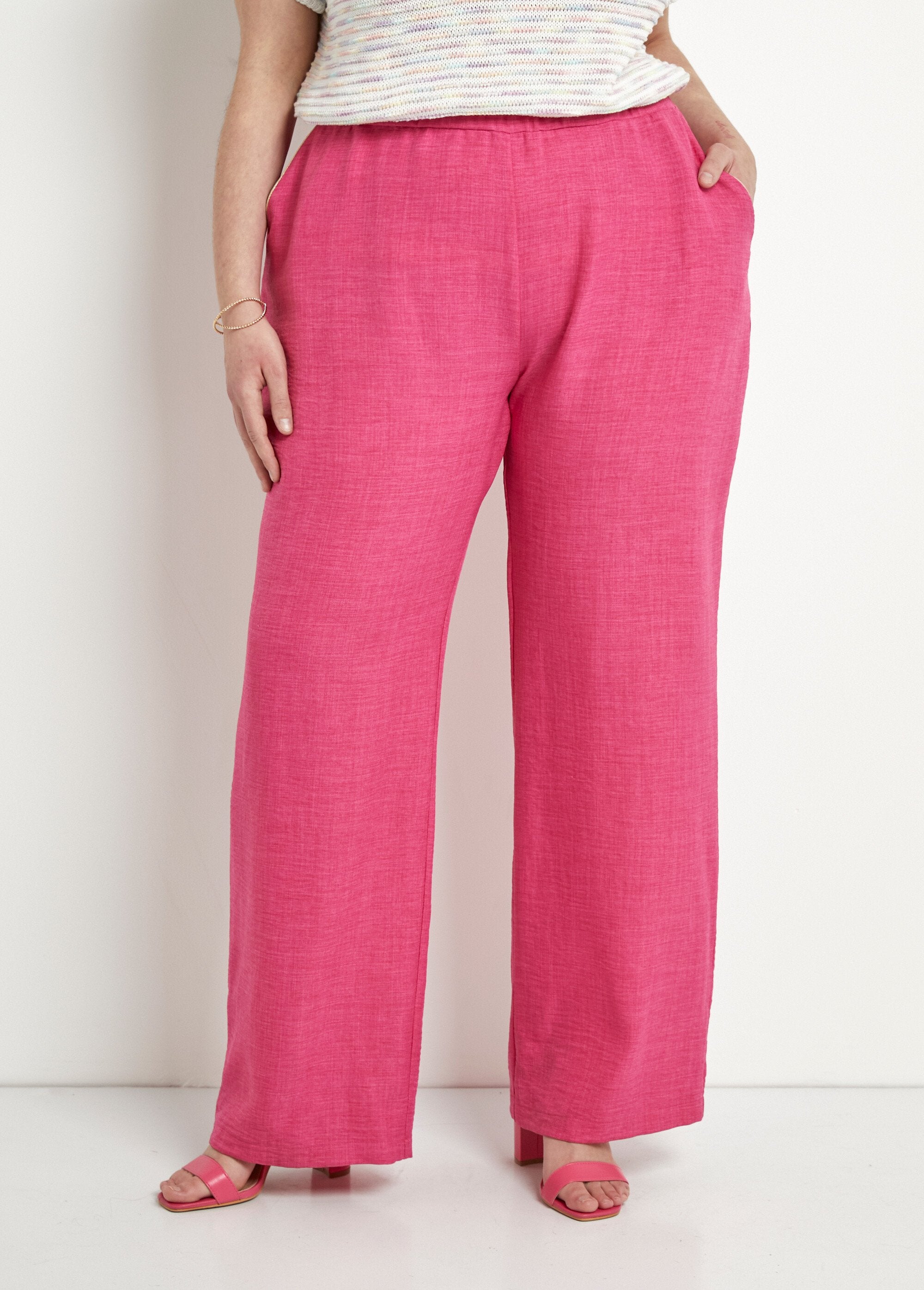 Pantalón_ancho_efecto_lino_con_cintura_semielástica_Rosa_FA1_curvy