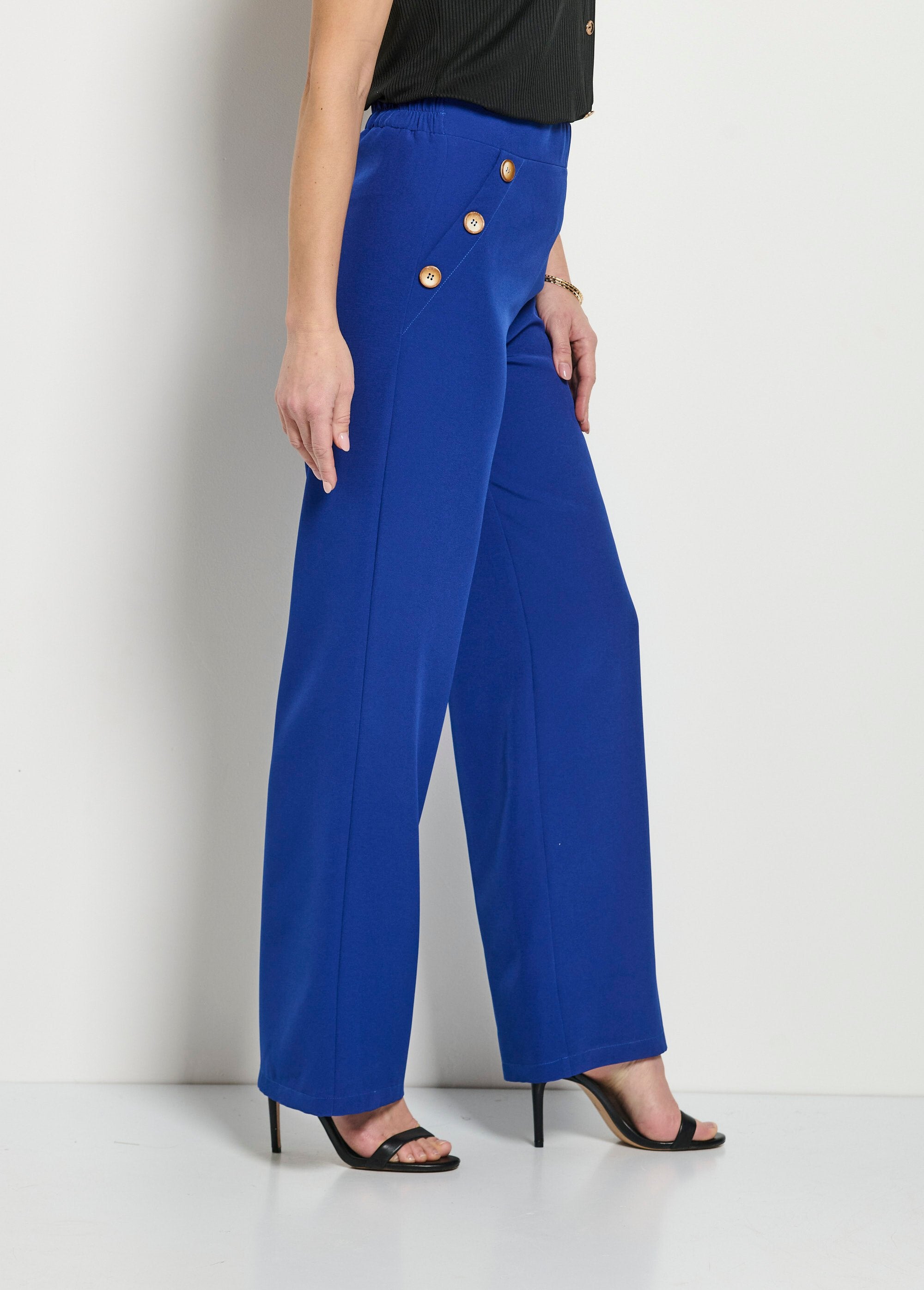 Pantalón_ancho_liso_con_cintura_semielástica_Azul_DR1_slim