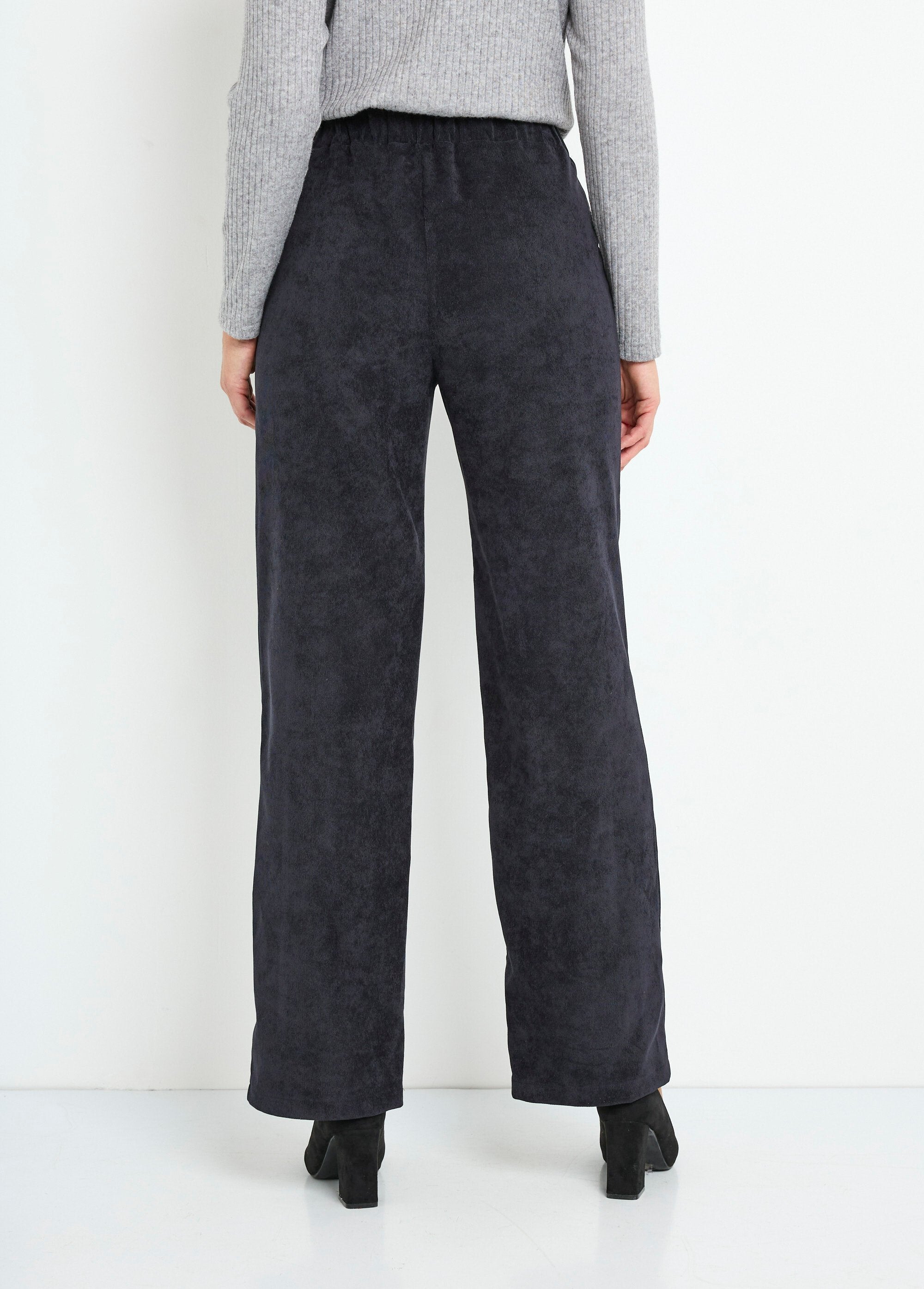 Pantalon_large_velours_milleraies_ceinture_semi-élastiquée_Noir_DO1_slim