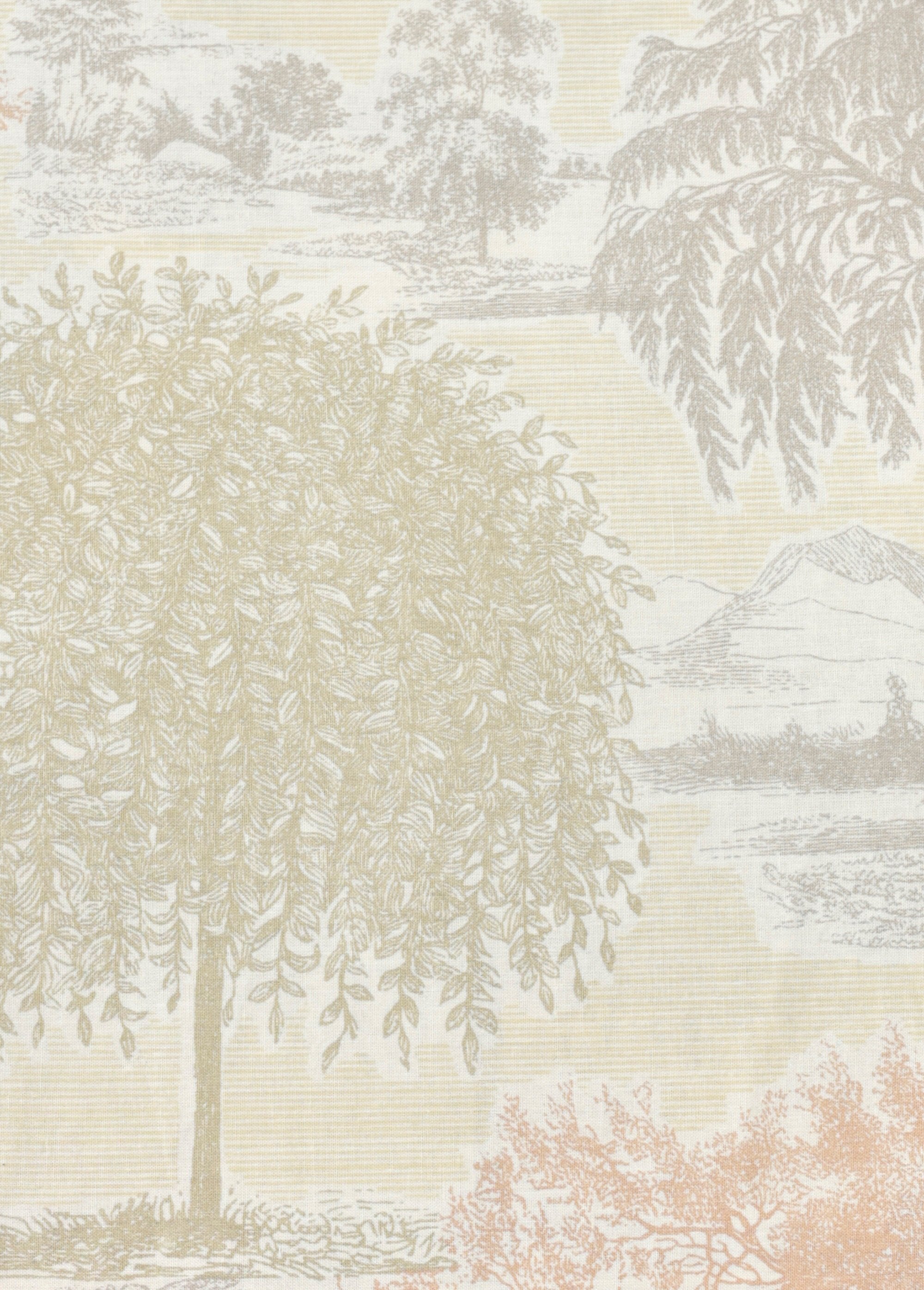 Parure_de_lit_4_pièces_avec_drap_plat,_arbres_Beige_DE1_slim