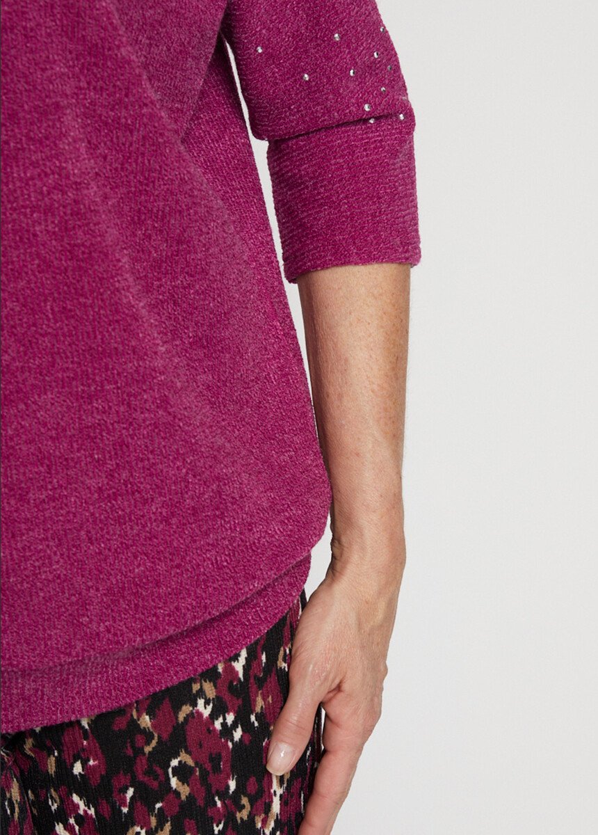Volumen_T_jersey_3/4_mangas_kimono_Fucsia_DE3_slim