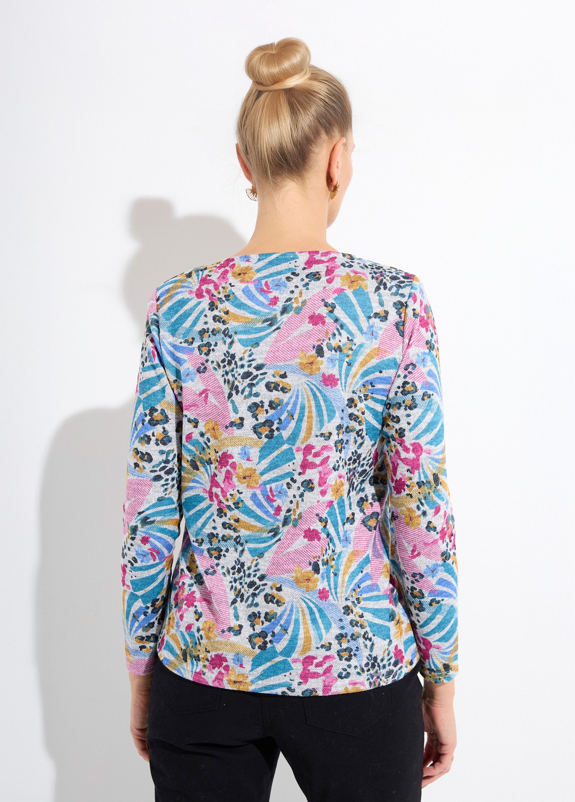 T-shirt_chaud_imprimé_col_rond_manches_longues_Gris_et_rose_DO1_slim