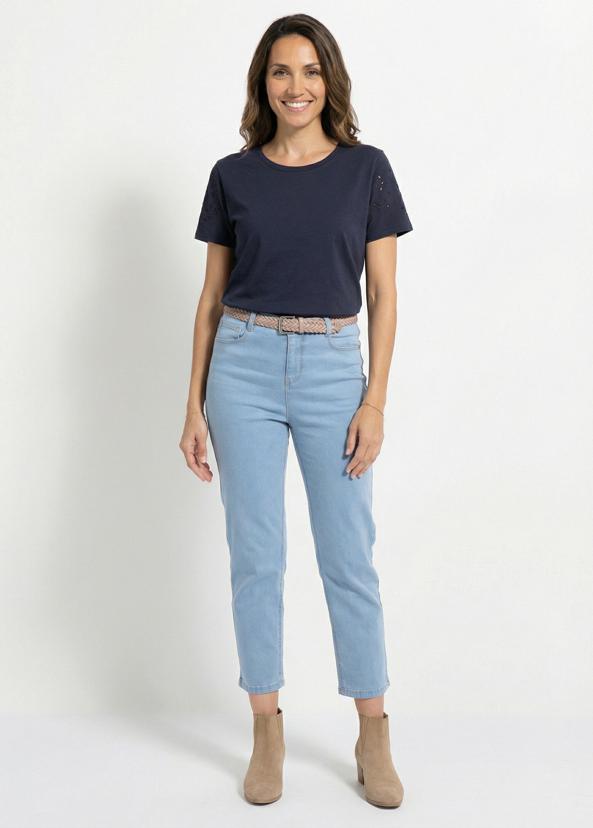 Camiseta_de_manga_corta_de_algodón_elástico_bordada_Marina_SF1_slim