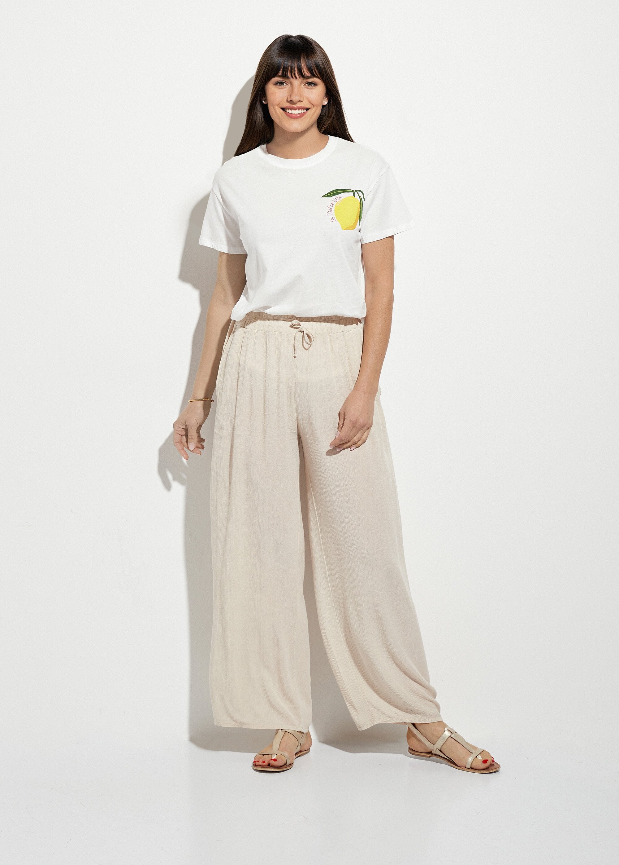 Camiseta_de_manga_corta_con_temática_Dolce_Vita_Blanco,_Blanca_SF1_slim