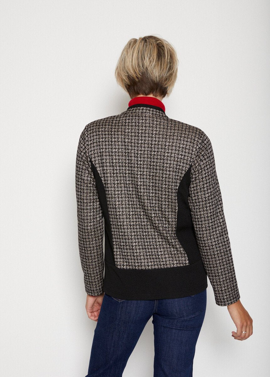 Chaqueta_de_punto_jacquard_con_detalles_lisos_Negro_y_natural_DO1_slim